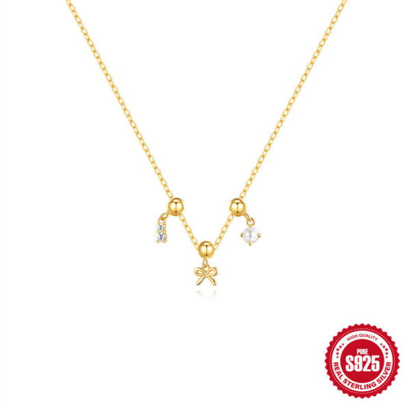 Removable Accessory Pendant Necklace With Diamonds - Image 2