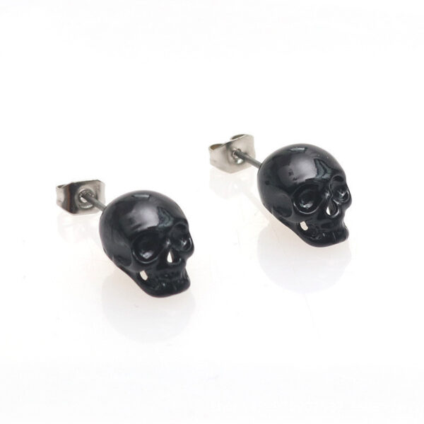 Personality Retro Skull Eardrops Earrings For Halloween - Image 2