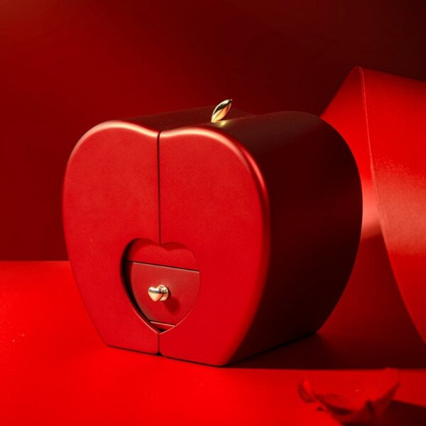 Fashion Jewelry Box Red Apple - Image 5