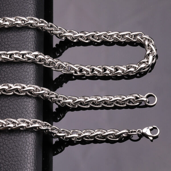 Men's Versatile Casual Minimalist Titanium Steel Necklace - Image 5