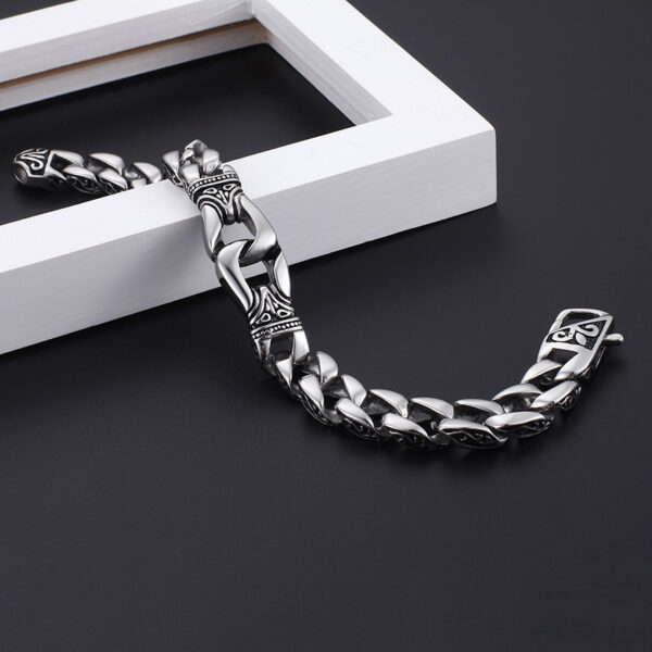 Vintage Totem Titanium Steel Bracelet - Image 3