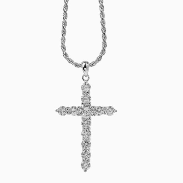 S925 Sterling Silver Cross Necklace for Men and Women - Image 7