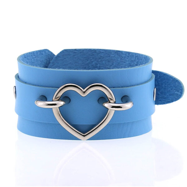 Popular Couple Peach Heart Bracelet Creative Fashion Wide Double-layer Heart-shaped Bracelet - Image 7