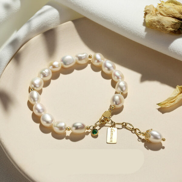 Natural Zircon Pearl Bracelet Luxury Jewelry - Image 7