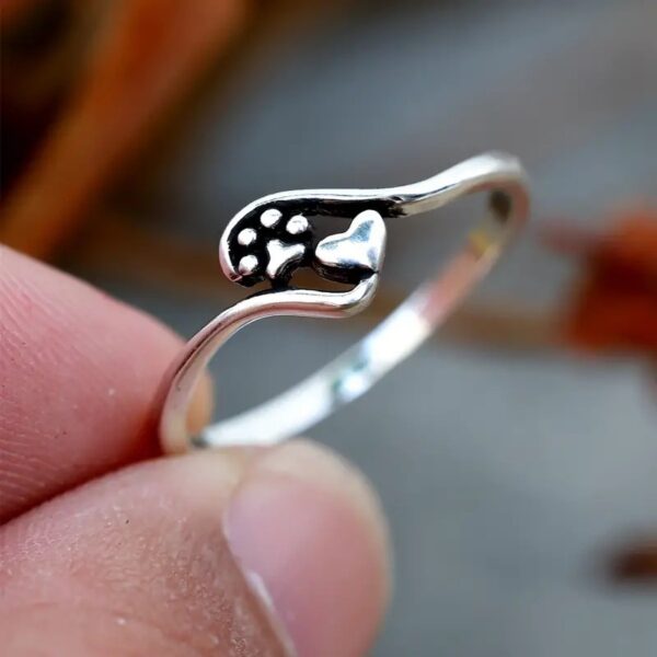 Cat's Paw Love Ring Female Cute Fashion - Image 4