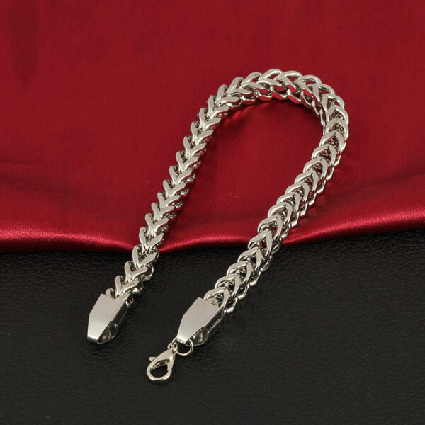 Braided bracelet stainless steel exquisite titanium steel jewelry - Image 5