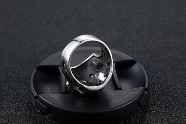 Skull Steel Ring Personalized Punk Men's Ring Jewelry - Image 5