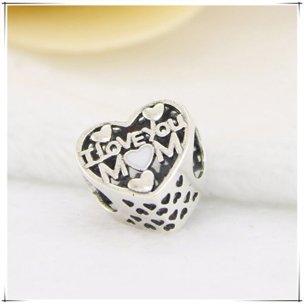 Silver Epoxy Hollow Cold Spring Thinking Beads - Image 2