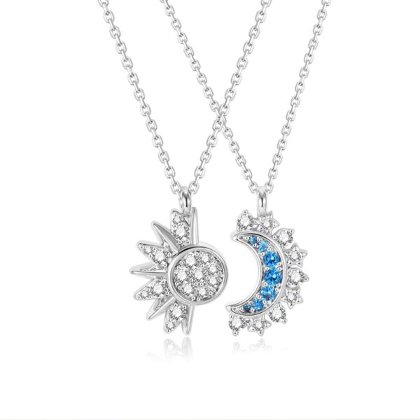 Moon And Sun Couple Necklace Stylish Clavicle - Image 2