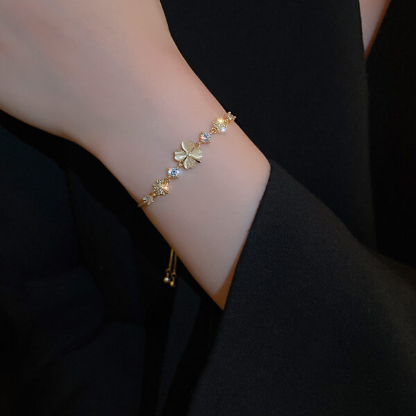 Real Gold Electroplating Super Fairy Temperament Diamond Bracelet - Image 3