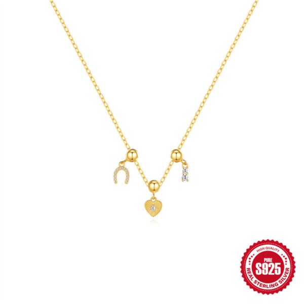 Removable Accessory Pendant Necklace With Diamonds - Image 10