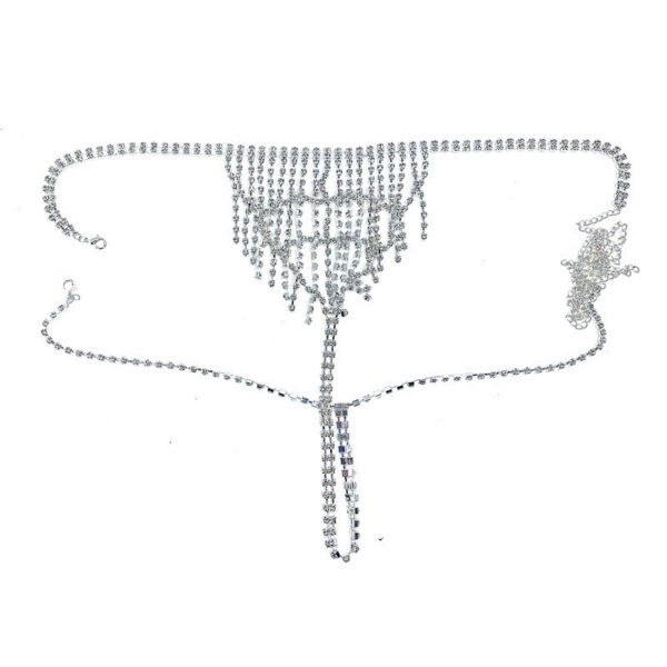 Rhinestone Sexy Lingerie Suit Body Chain - Image 3