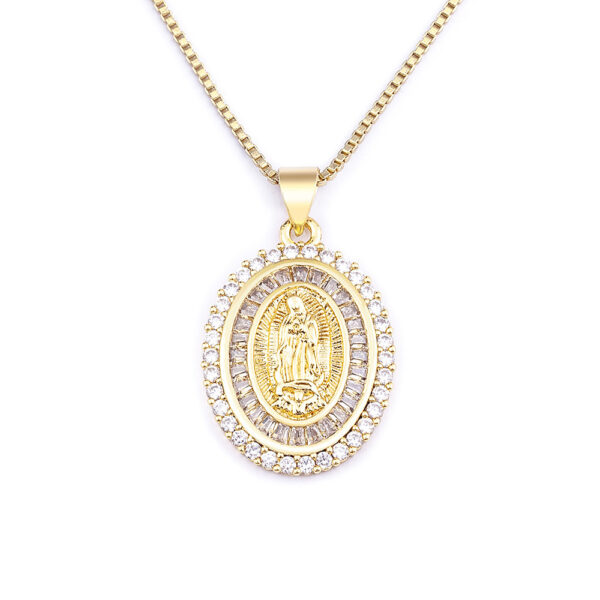 Women's Fashion Vintage Virgin Mary Necklace - Image 4