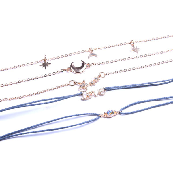 Star Moon Personality Pendant Bracelet - Image 3