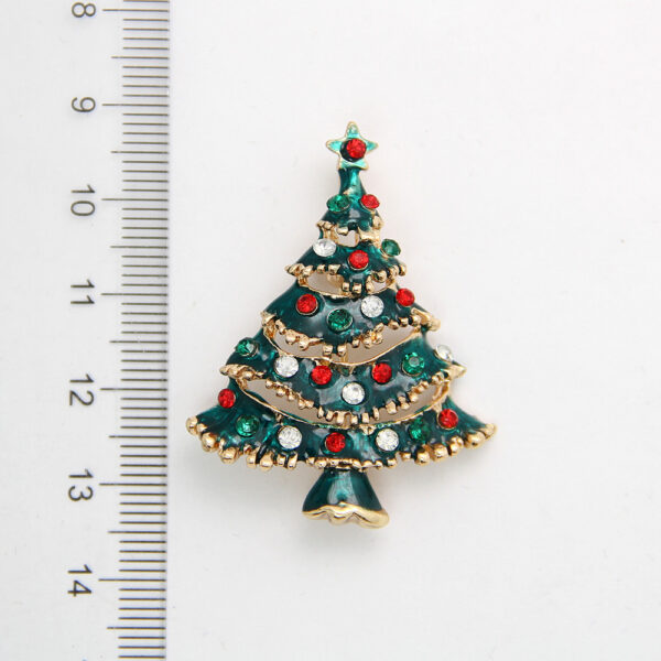 Christmas Tree Brooch Pin Women Girls Jewelry - Image 6