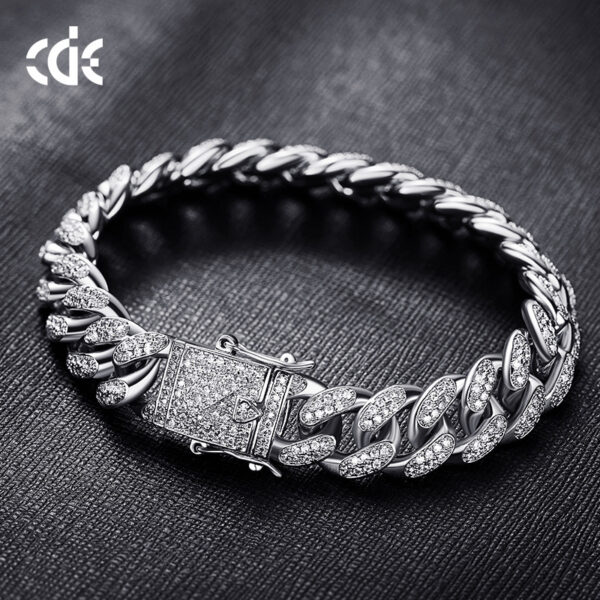 Amazon cross-border European and American Hip hop accessories men's bracelet Cuban chain - Image 8