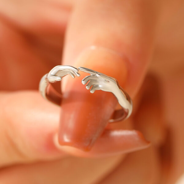 Opening Adjustable Two-hand Rings Fashion Personality Ring For Valentine's Day - Image 8