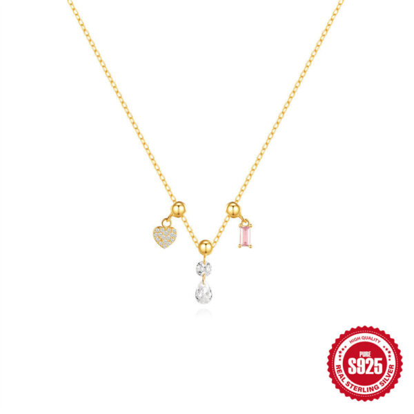 Removable Accessory Pendant Necklace With Diamonds - Image 6