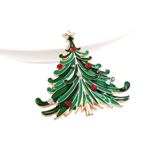 Christmas Tree Brooch Pin Women Girls Jewelry - Image 9