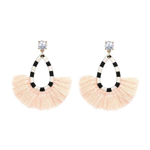 Fashion Cotton Tassel Earrings Family - Image 7