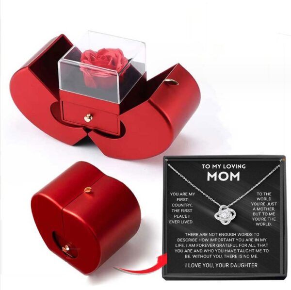 Fashion Jewelry Box Red Apple - Image 9