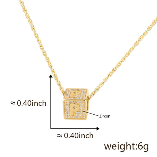 Fashion Jewelry 26 English Letter Necklace Pendant - Image 7