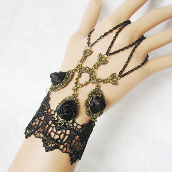 Accessories Black Vintage Lace Women's Bracelet Wristband