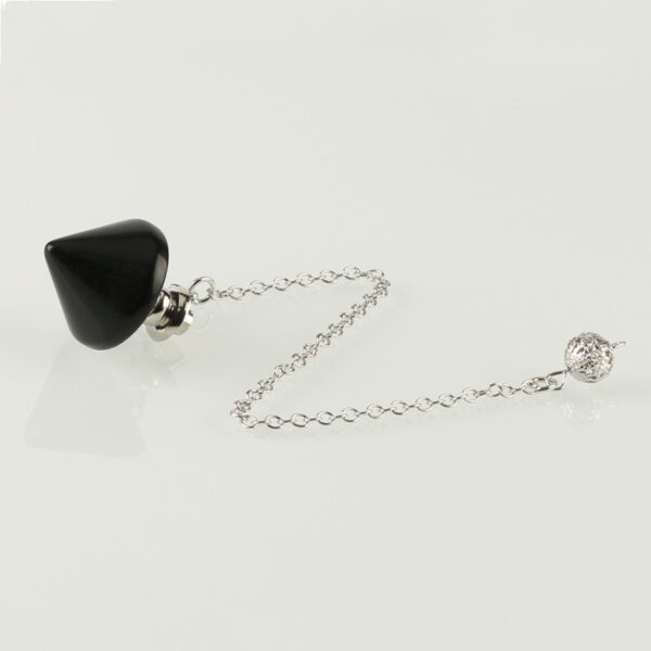 Obsidian Accessories Natural Crystal Pendulum - Image 4