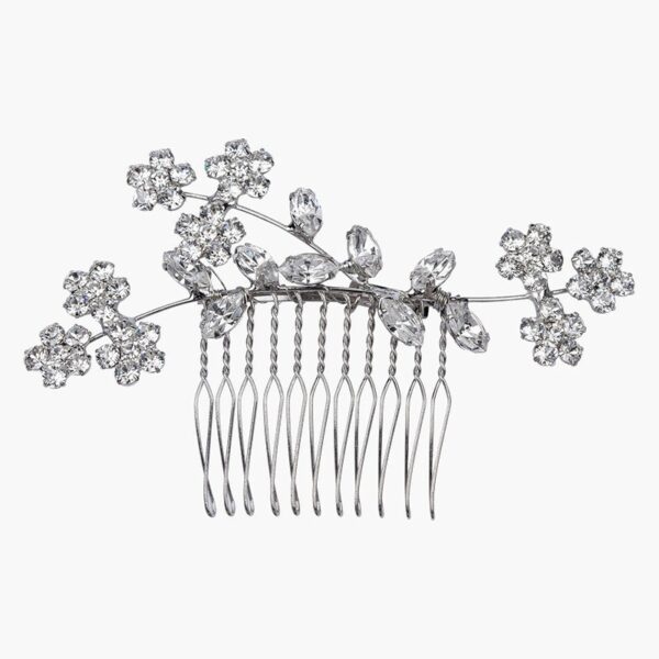 Fashion Flower Hair Comb Female Elegant Simple - Image 2