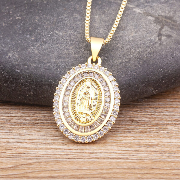 Women's Fashion Vintage Virgin Mary Necklace - Image 6