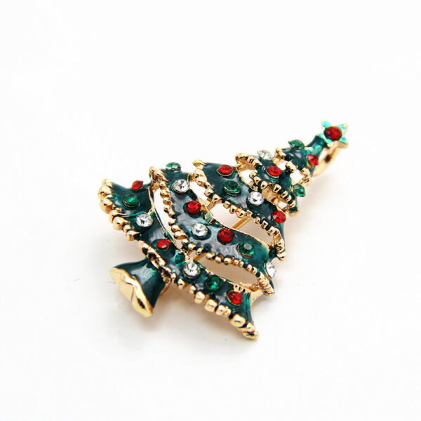 Christmas Tree Brooch Pin Women Girls Jewelry - Image 3