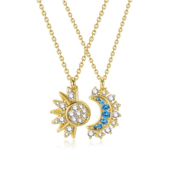 Moon And Sun Couple Necklace Stylish Clavicle - Image 6