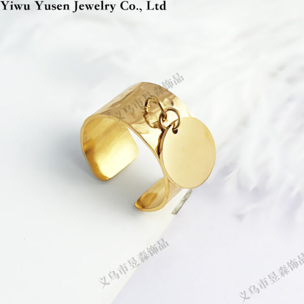 Stainless Steel Ring Personality Stylish Opening Women - Image 5