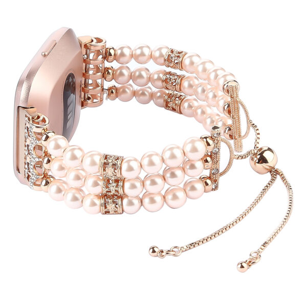 Pearl Strap Jewelry Stretch Bracelet Wristband - Image 3