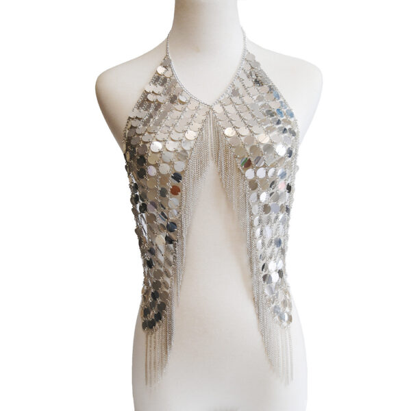 Handmade sequin body chain - Image 2