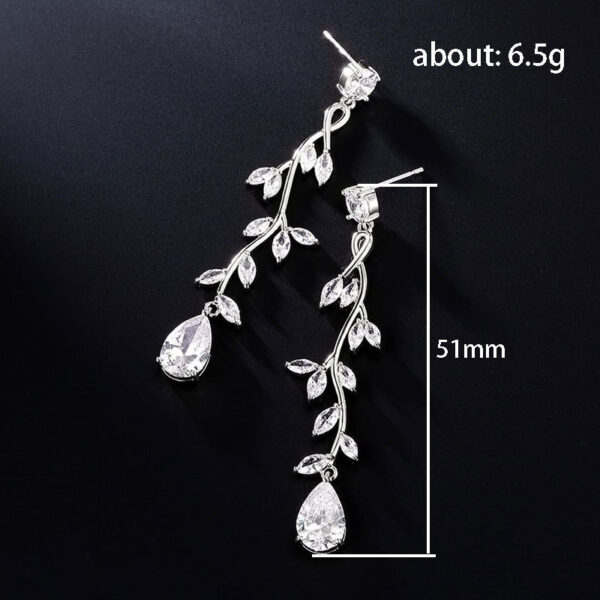 Women's Long Tassel Eardrops - Image 3