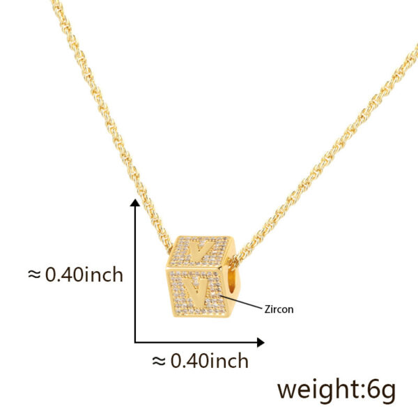 Fashion Jewelry 26 English Letter Necklace Pendant - Image 2