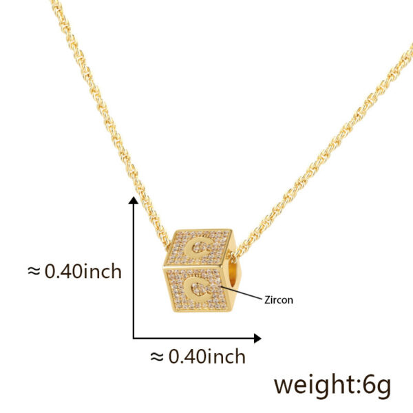 Fashion Jewelry 26 English Letter Necklace Pendant - Image 10