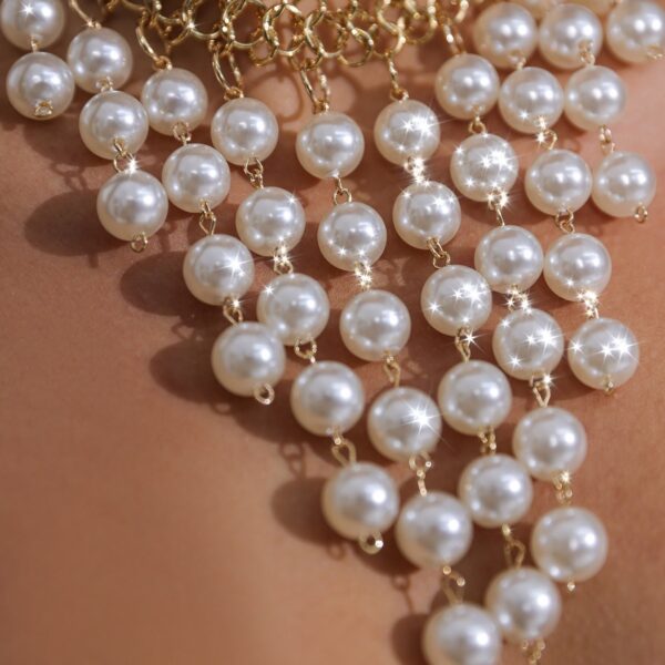 Vintage Pearl Necklace Necklace - Image 4