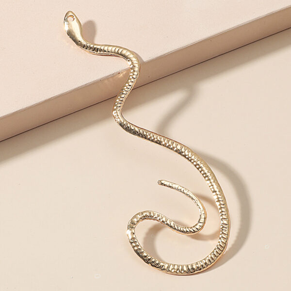 Non-hole Ear Clip Vintage Zircon Snake-shaped Earrings For Women Exaggerated Fake Cartilage Ear Cuff Fashion Jewerly Gifts - Image 3