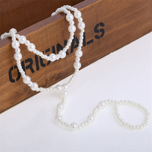 Two-piece Beach Anklet Pearl Ring Two-piece Set - Image 3