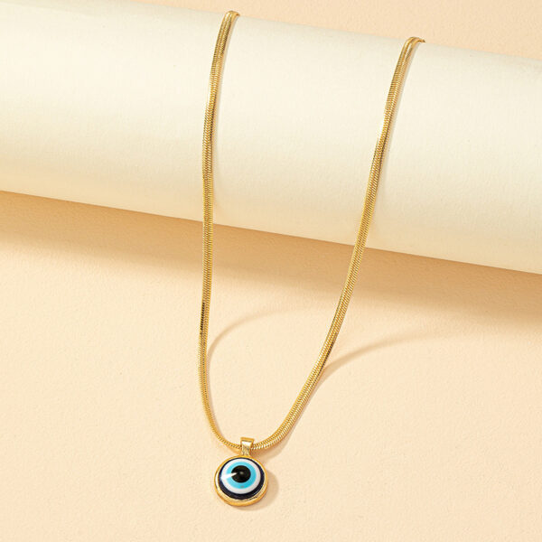 Fashion Color Eye Necklace Clavicle Chain - Image 5