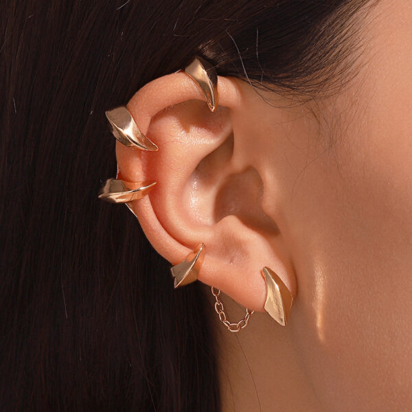 Punk Devil-clawed Earrings Ins Gothic Style Alloy Ear Clip And Ear Hook Jewelry - Image 6