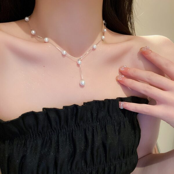 Multi Layered Sky Star Clavicle Chain - Image 4