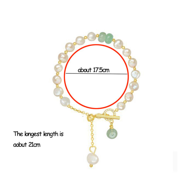 Women Irregular Freshwater Pearl Adjustable Bracelet - Image 7