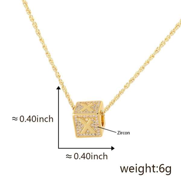 Fashion Jewelry 26 English Letter Necklace Pendant - Image 3