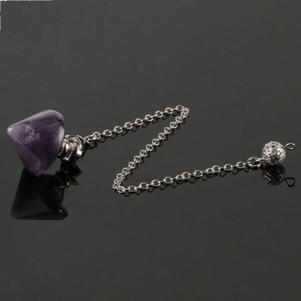 Obsidian Accessories Natural Crystal Pendulum - Image 3