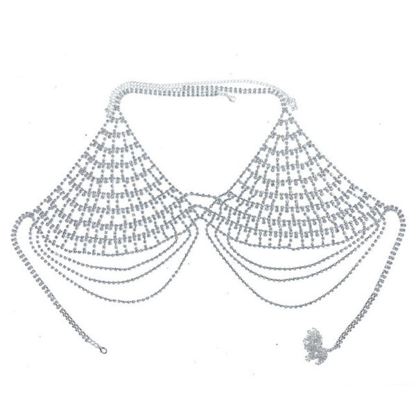 Rhinestone Sexy Lingerie Suit Body Chain - Image 6