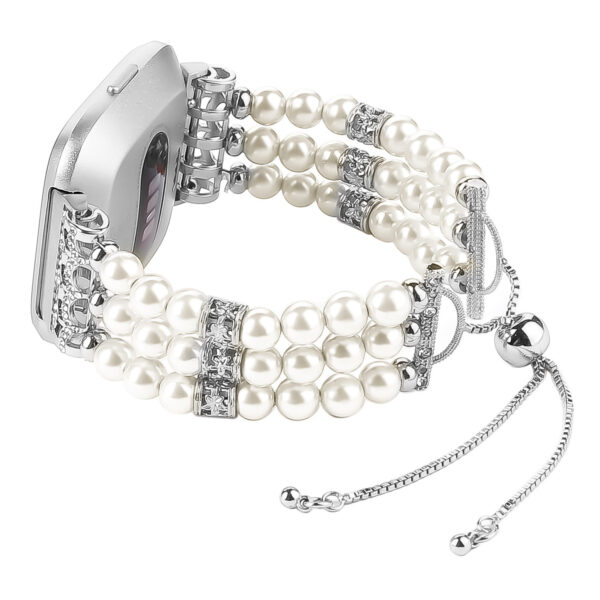 Pearl Strap Jewelry Stretch Bracelet Wristband - Image 4