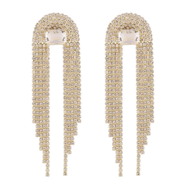 Women's Fashion Temperament Long Fringe Earrings - Image 4